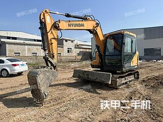江苏-盐城市二手现代R75BVS挖掘机实拍照片
