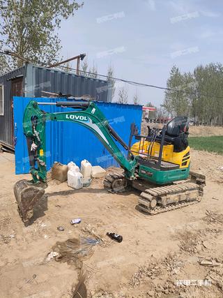 广州雷沃重工FR18E2-u挖掘机实拍图片