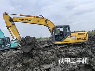 潜江住友SH210-5挖掘机实拍图片