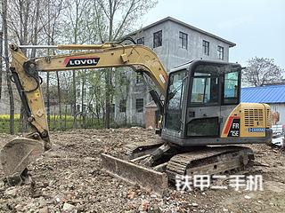 安徽-亳州市二手雷沃重工FR75E挖掘机实拍照片