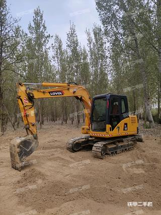 芜湖雷沃重工FR80E挖掘机实拍图片