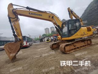 贵州-六盘水市二手柳工CLG920E挖掘机实拍照片
