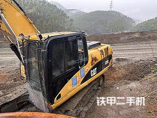 广西-百色市二手卡特彼勒320D液压挖掘机实拍照片