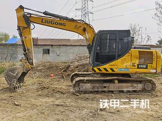 河池柳工CLG915E挖掘机实拍图片