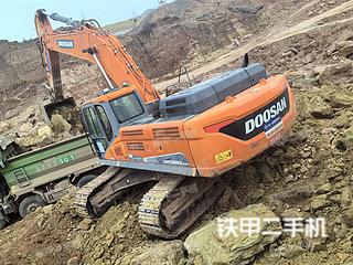 山东-烟台市二手斗山DX380LC-9C挖掘机实拍照片