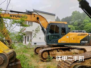 广西-梧州市二手现代R215VS挖掘机实拍照片