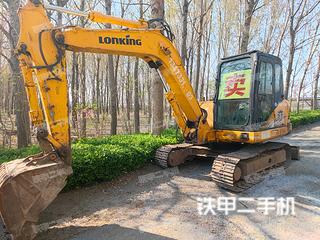 苏州龙工LG6085挖掘机实拍图片