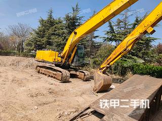 潍坊现代R225LC-7挖掘机实拍图片