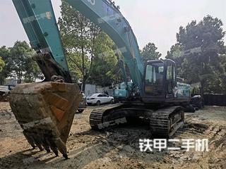 四川-成都市二手神钢SK350LC-8挖掘机实拍照片