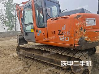 唐山日立ZX120挖掘机实拍图片