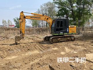 杭州现代R110-7挖掘机实拍图片