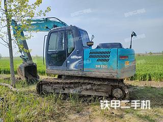 安徽-池州市二手神钢SK130-8挖掘机实拍照片