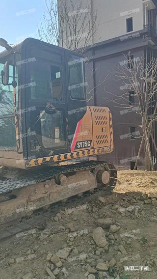 云南-玉溪市二手三一重工SY75C挖掘机实拍照片