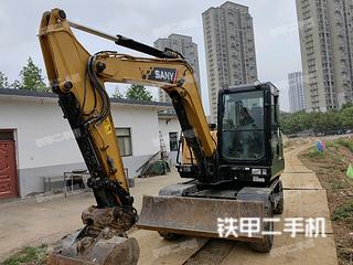 天津三一重工SY65W挖掘机实拍图片