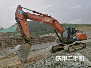 滨州日立ZX350H-5A挖掘机实拍图片