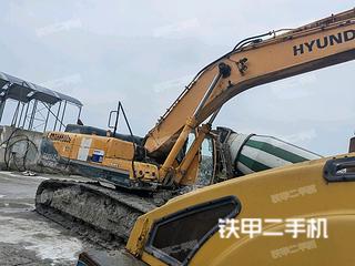 上海现代R335LC-9挖掘机实拍图片