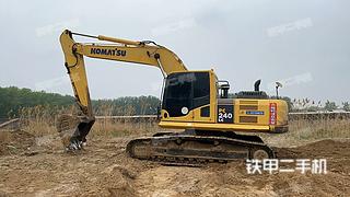 银川小松PC240LC-8挖掘机实拍图片