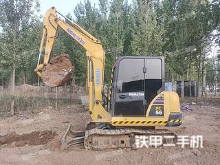 贵州-毕节市二手小松PC56-7挖掘机实拍照片