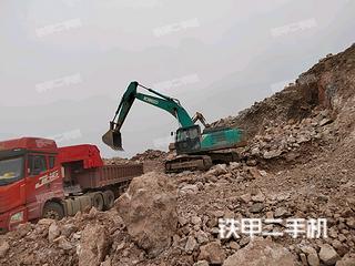 江苏-常州市二手神钢SK350LC-10挖掘机实拍照片