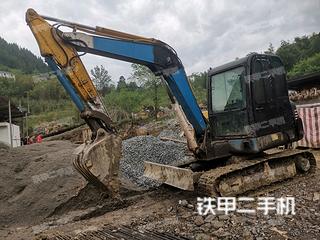 重庆现代R60-7挖掘机实拍图片