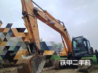 上海现代R215-7C挖掘机实拍图片