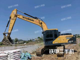 济南现代R215VS挖掘机实拍图片