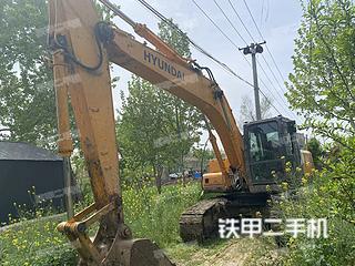 杭州现代R215-7C挖掘机实拍图片