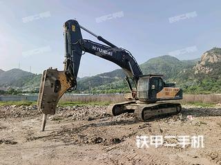 宁波现代R520L-9VS挖掘机实拍图片