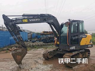 安庆沃尔沃EC75D挖掘机实拍图片