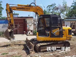 驻马店龙工LG6075挖掘机实拍图片
