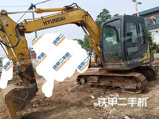 荆州现代R80-7挖掘机实拍图片