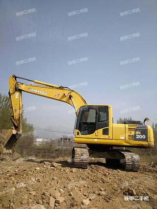 广安小松PC200-8挖掘机实拍图片