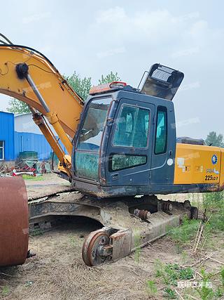 亳州现代R225LC-7挖掘机实拍图片