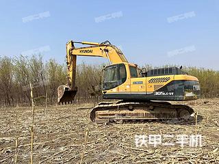 贵阳现代R305LC-9T挖掘机实拍图片