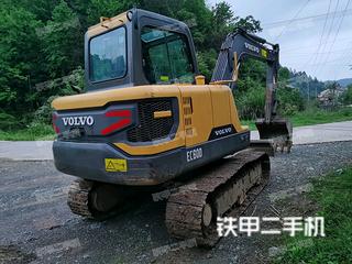 湖南-岳阳市二手沃尔沃EC55D挖掘机实拍照片