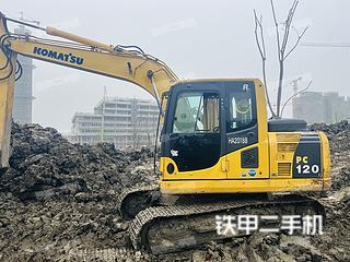 哈尔滨小松PC120-8挖掘机实拍图片