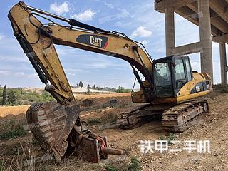 云南-曲靖市二手卡特彼勒320D液压挖掘机实拍照片