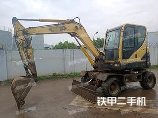 重庆现代R60W-9挖掘机实拍图片