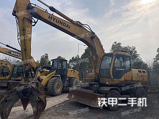 江苏-镇江市二手现代R210W-5挖掘机实拍照片