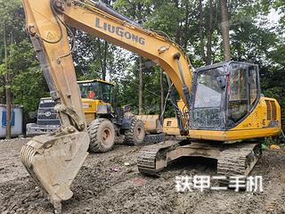 银川柳工CLG913E挖掘机实拍图片