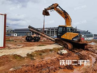 柳州现代R215LVS挖掘机实拍图片