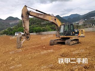 贵州-六盘水市二手卡特彼勒320D液压挖掘机实拍照片