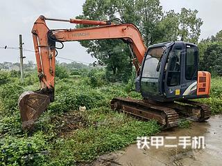 广州日立ZX70-5G挖掘机实拍图片