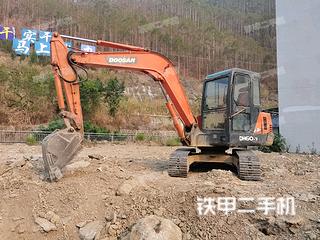 贵州-六盘水市二手斗山DH55-V挖掘机实拍照片