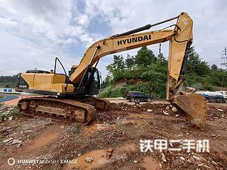 广州现代R215LVS挖掘机实拍图片
