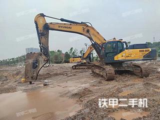湖南-益阳市二手现代R485LVS挖掘机实拍照片