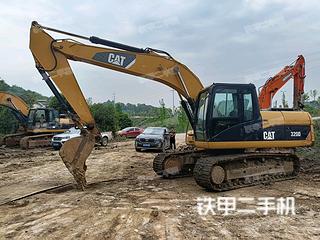 广州卡特彼勒320DGC液压挖掘机实拍图片