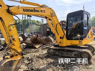 中山龙工LG6060挖掘机实拍图片