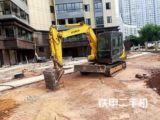 云南-丽江市二手现代R80-7挖掘机实拍照片