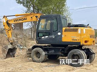 广州现代R60W-7挖掘机实拍图片